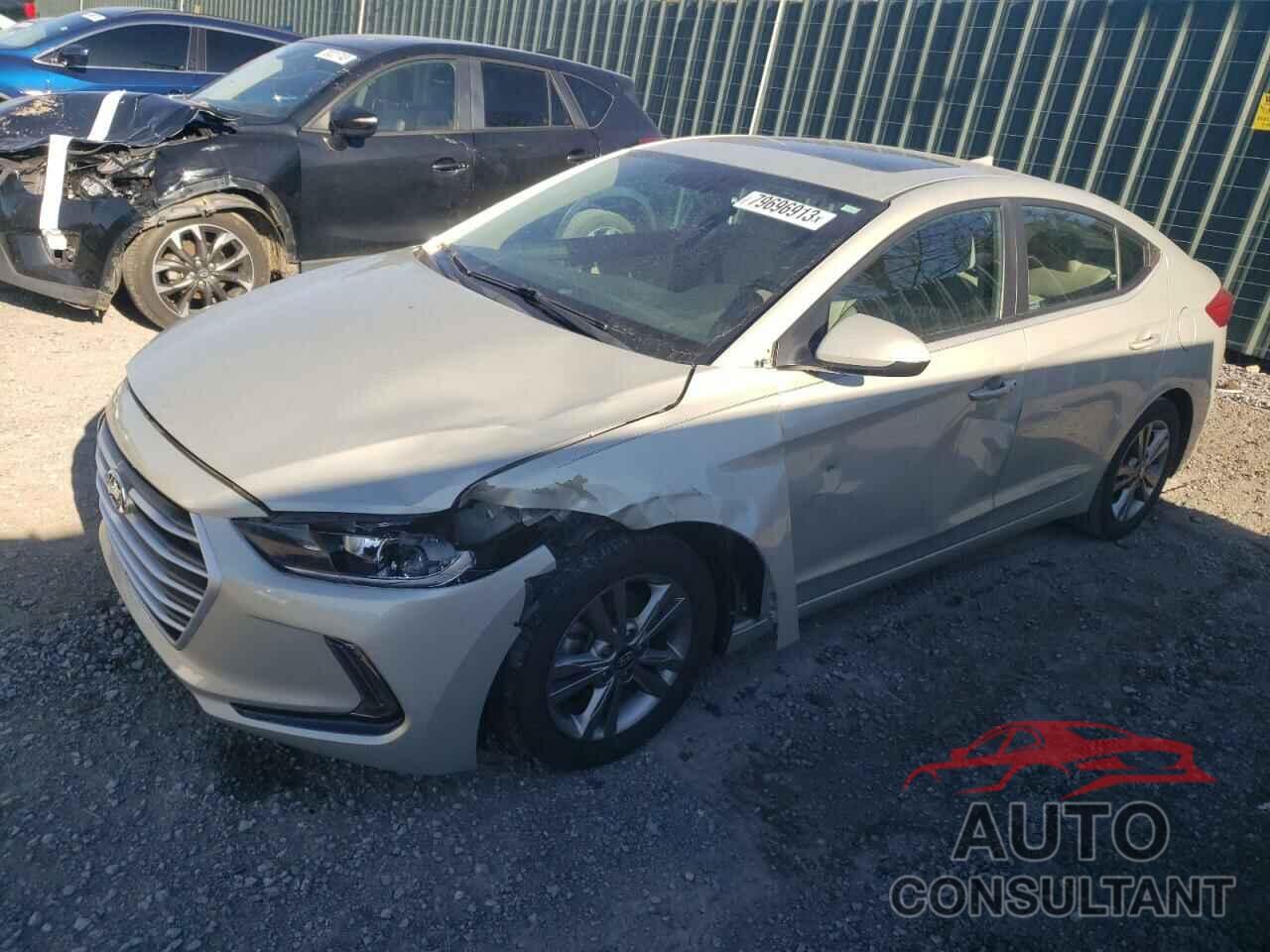HYUNDAI ELANTRA 2017 - KMHD84LF5HU376677