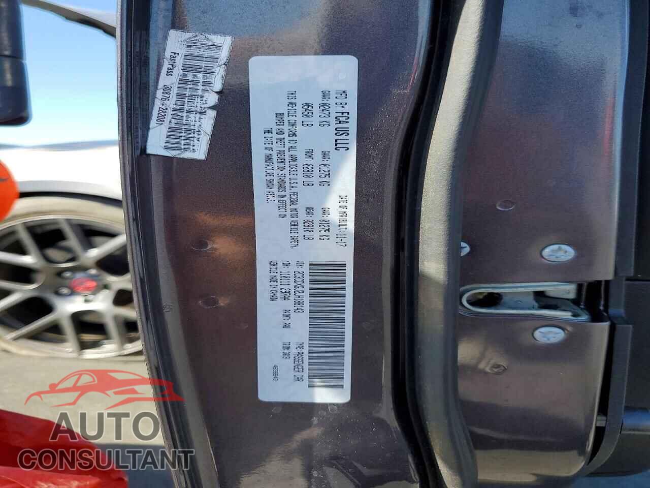 DODGE CHARGER 2018 - 2C3CDXGJ2JH188143