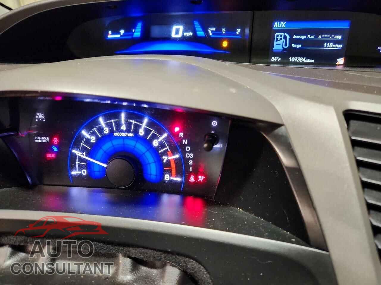HONDA CIVIC 2012 - 19XFB2F89CE381453
