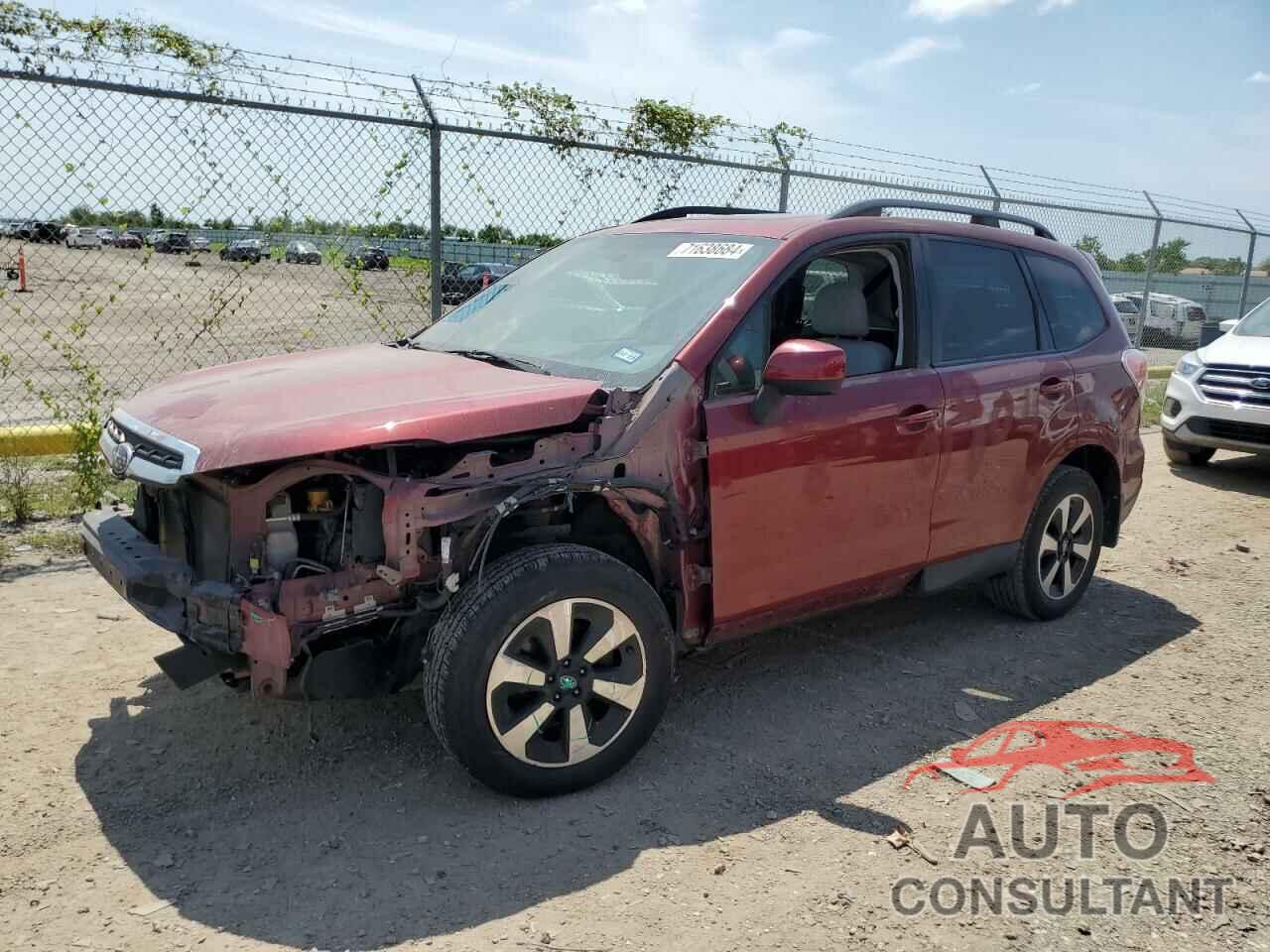 SUBARU FORESTER 2018 - JF2SJAGC6JH490279