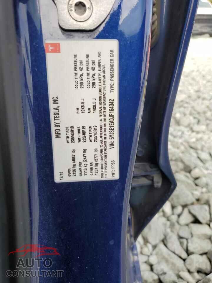 TESLA MODEL 3 2018 - 5YJ3E1EA0JF164342