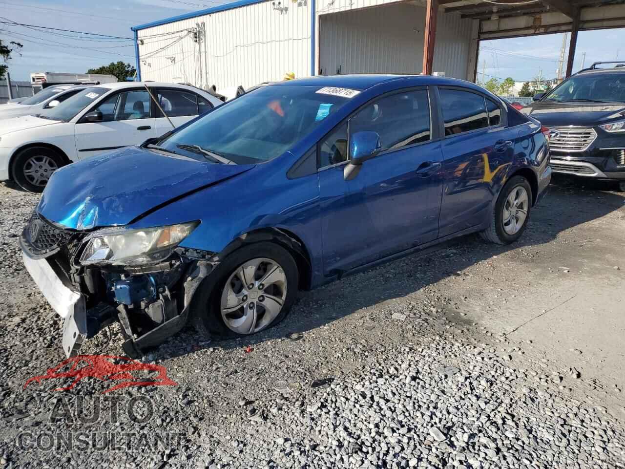 HONDA CIVIC 2013 - 19XFB2F58DE072662