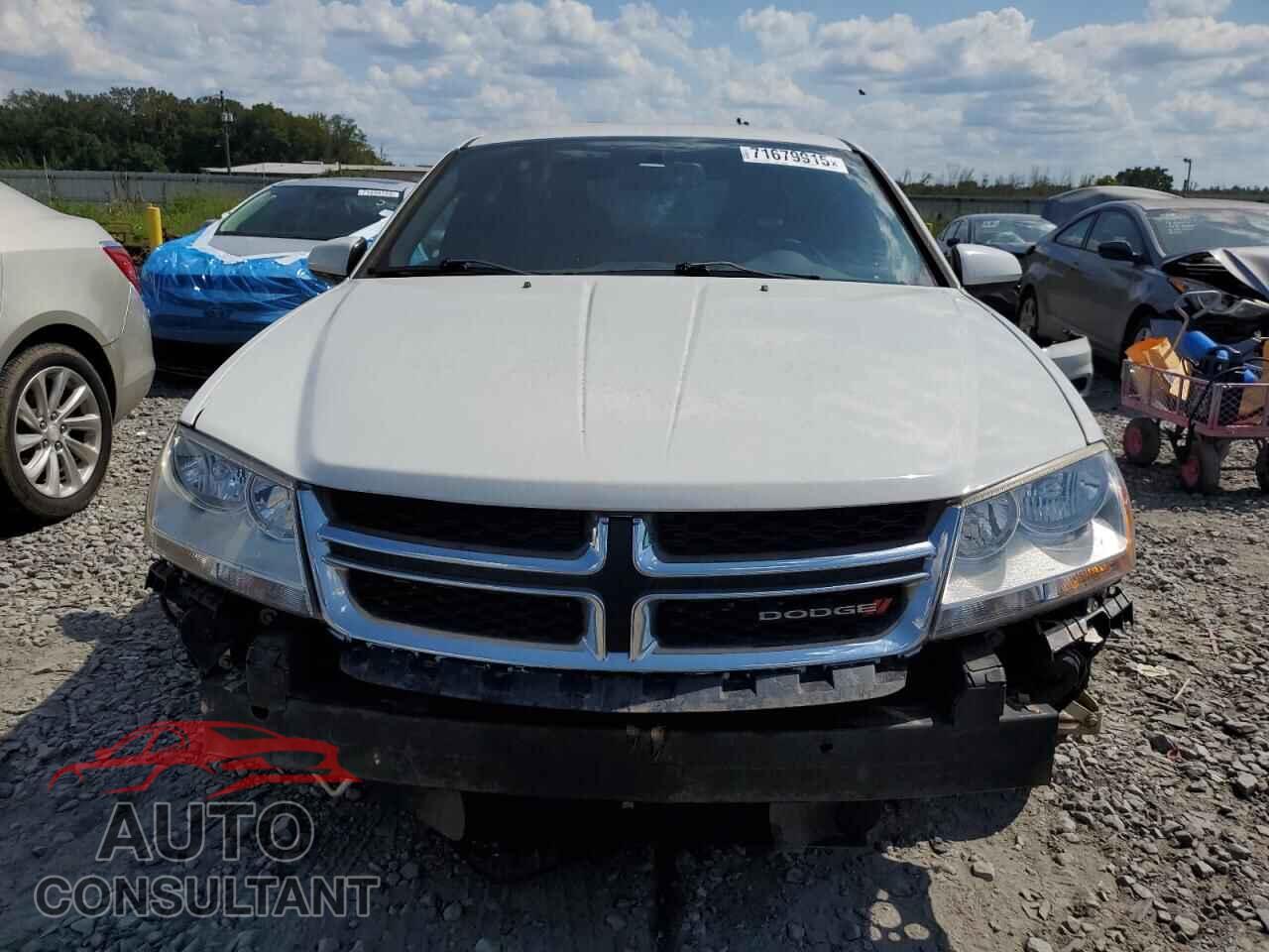 DODGE AVENGER 2012 - 1C3CDZCB7CN227992
