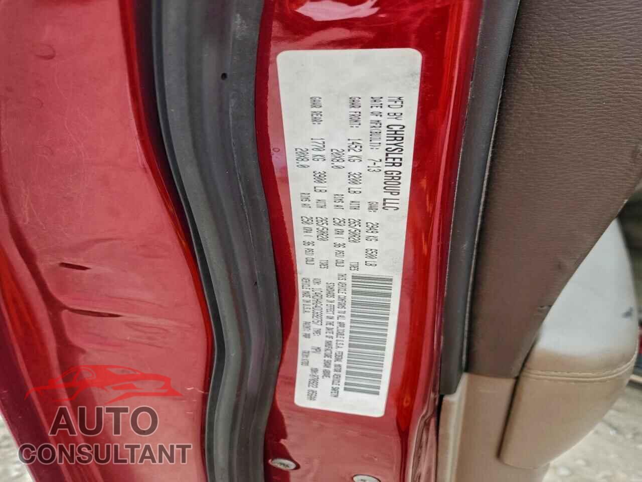 DODGE DURANGO 2013 - 1C4RDHAG4DC692757