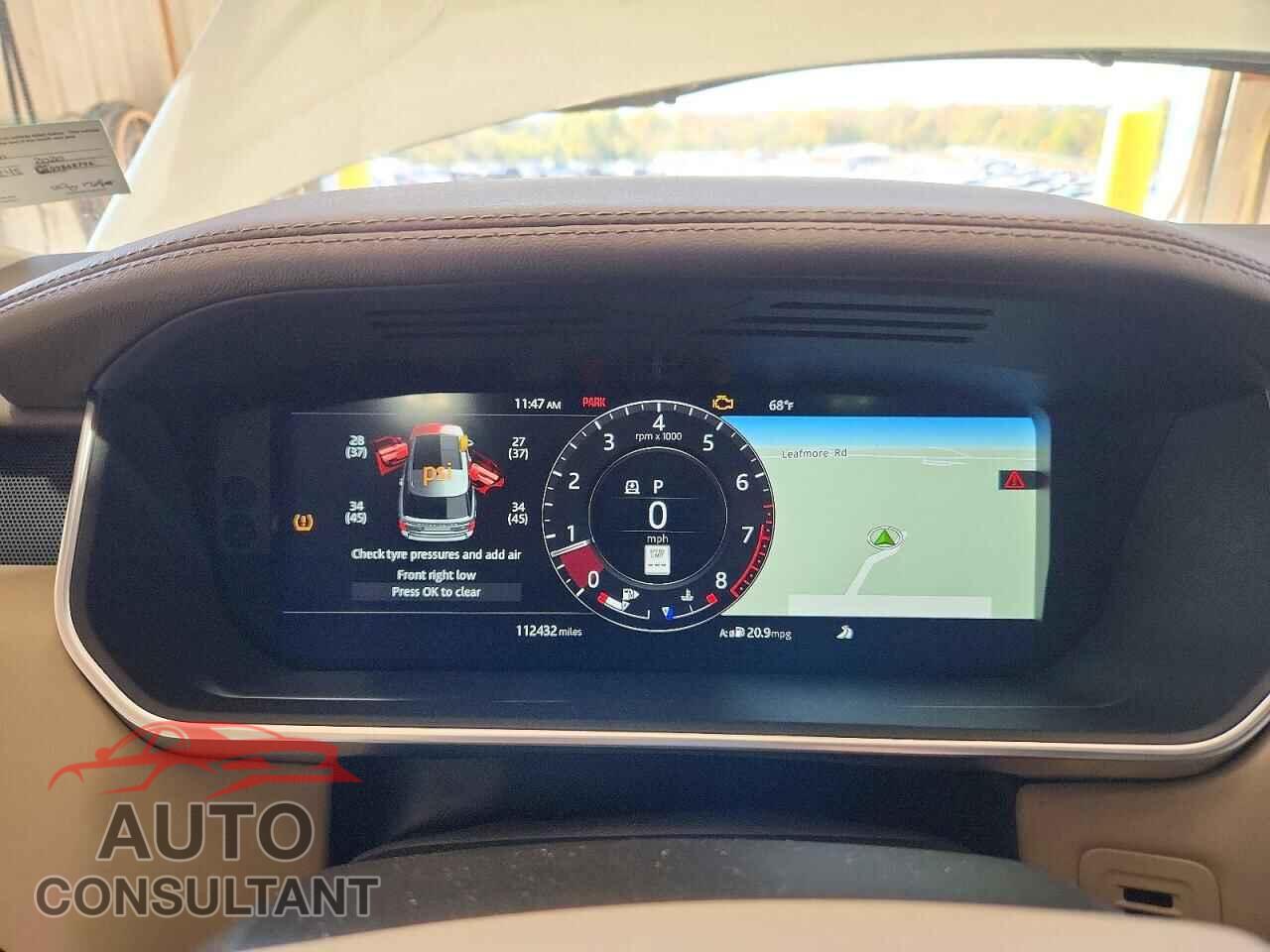LAND ROVER RANGEROVER 2020 - SALGS2RUXLA572436
