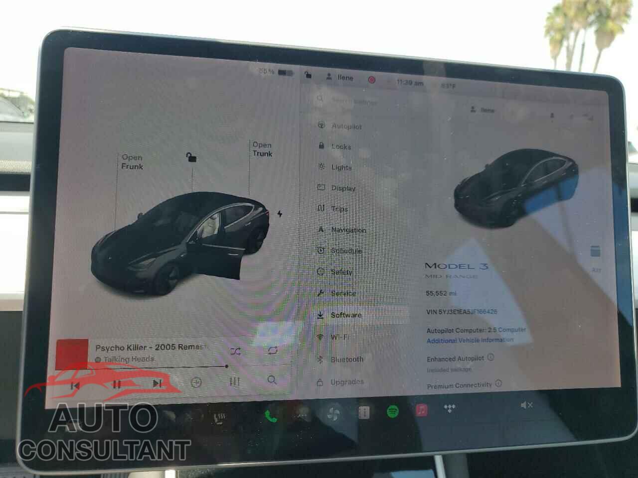 TESLA MODEL 3 2018 - 5YJ3E1EA5JF166426