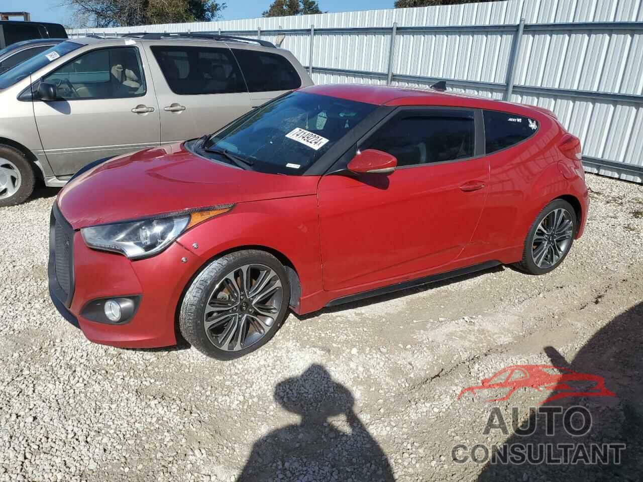 HYUNDAI VELOSTER 2016 - KMHTC6AE9GU286222