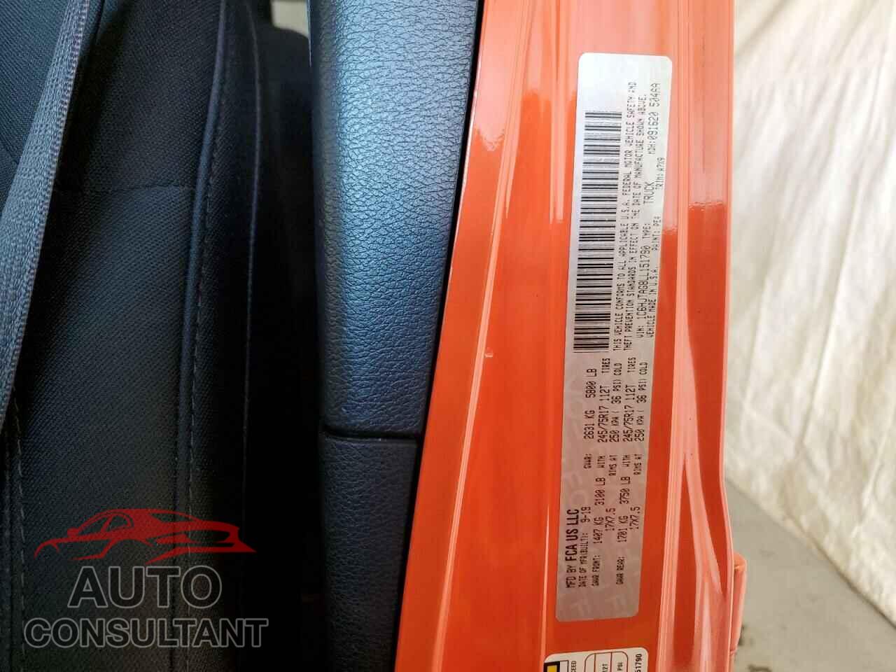 JEEP GLADIATOR 2020 - 1C6HJTAG8LL151790