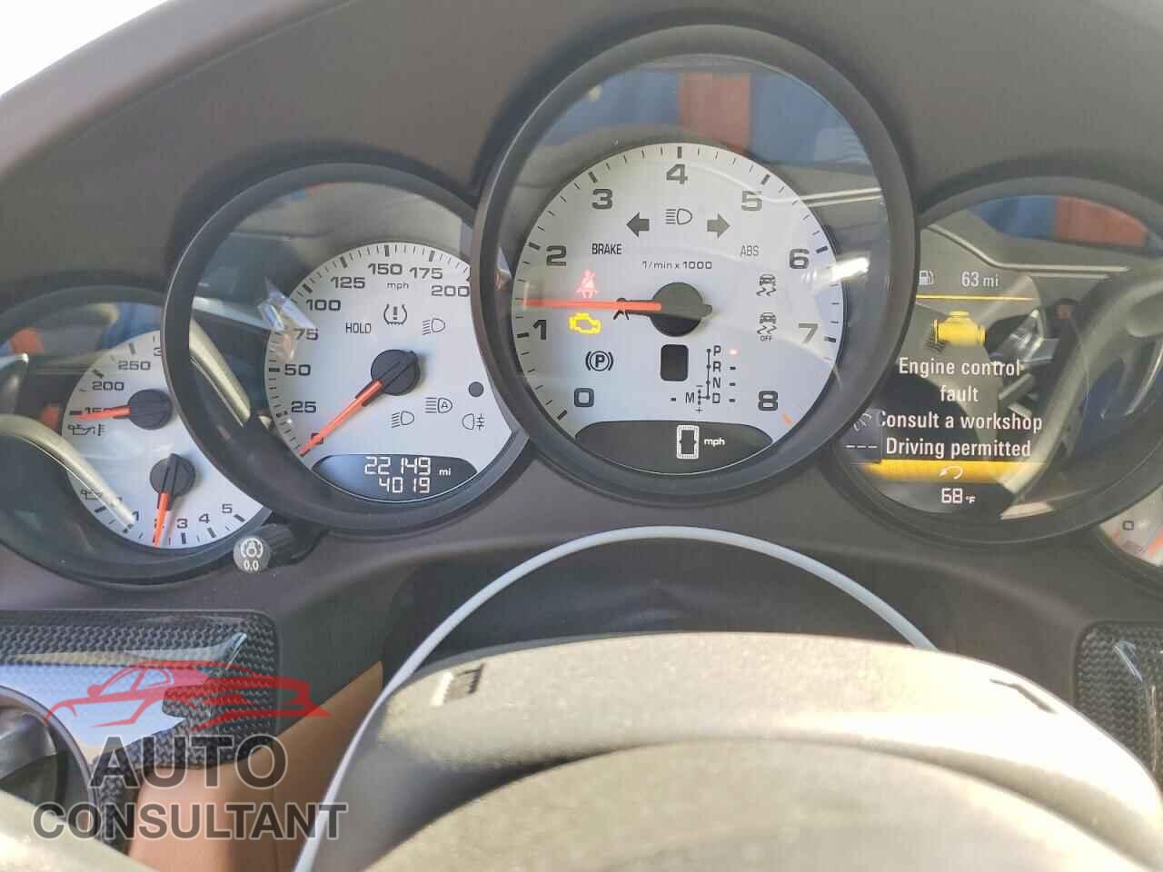 PORSCHE 911 2019 - WP0CB2A90KS136345