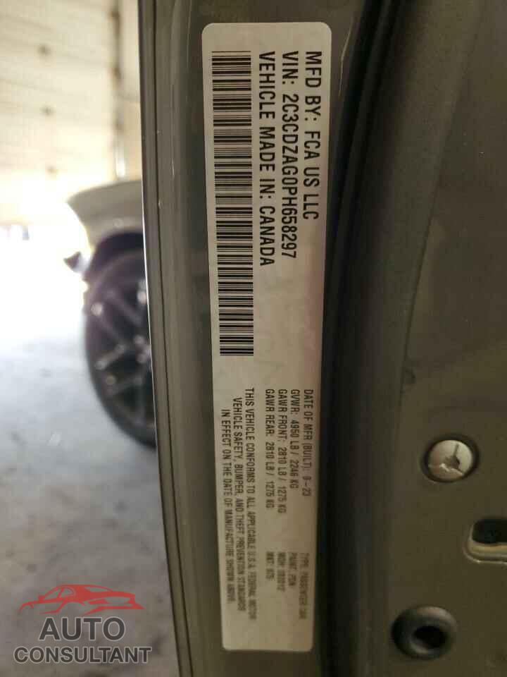 DODGE CHALLENGER 2023 - 2C3CDZAG0PH658297
