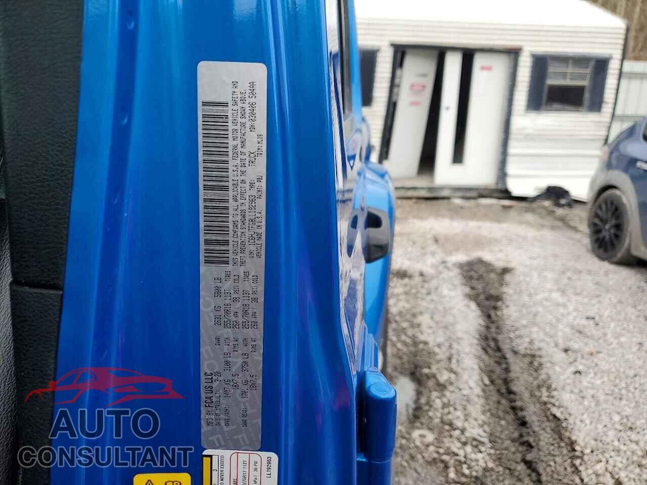 JEEP GLADIATOR 2020 - 1C6HJTFG8LL192963