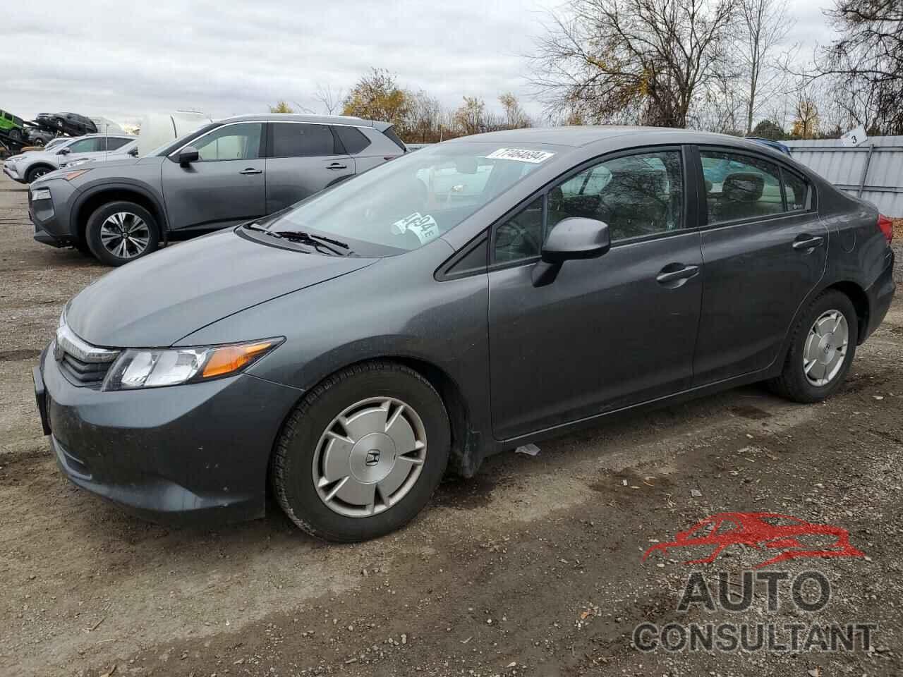 HONDA CIVIC 2012 - 2HGFB2F40CH104788
