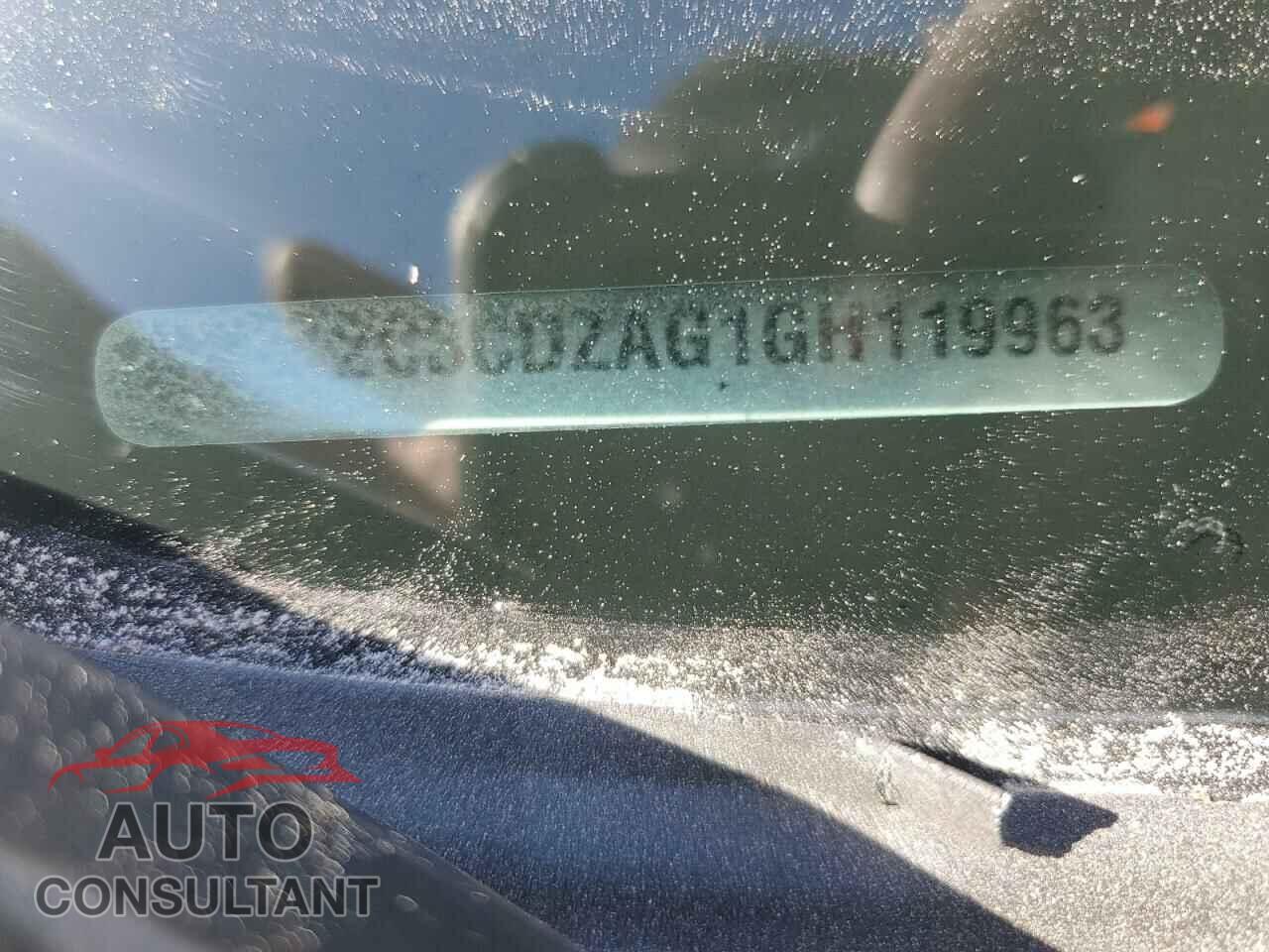 DODGE CHALLENGER 2016 - 2C3CDZAG1GH119963