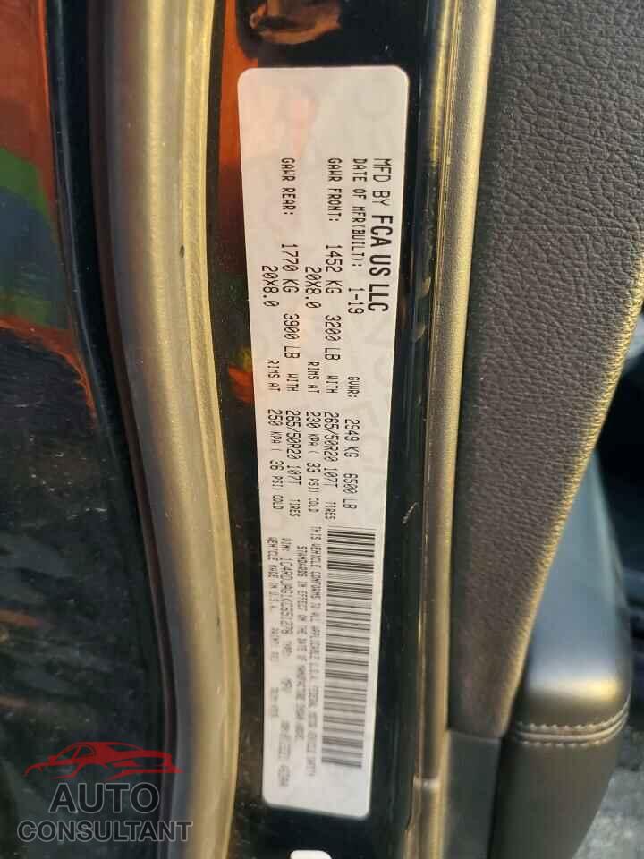 DODGE DURANGO 2019 - 1C4RDJAG1KC651278