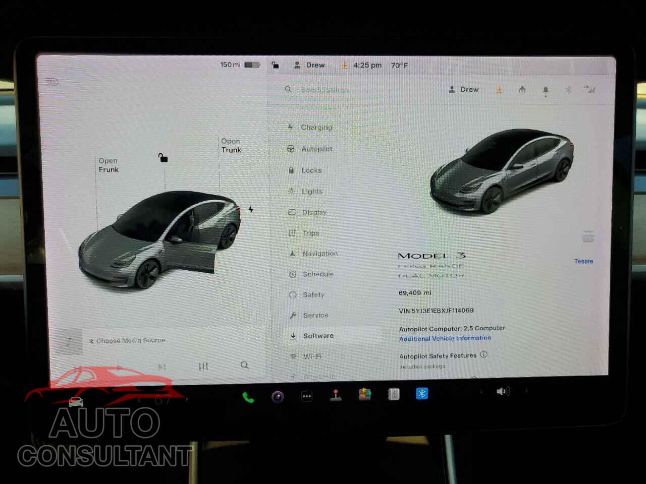 TESLA MODEL 3 2018 - 5YJ3E1EBXJF114069