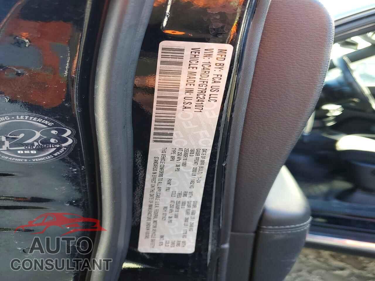 DODGE DURANGO 2024 - 1C4RDJFG7RC241071