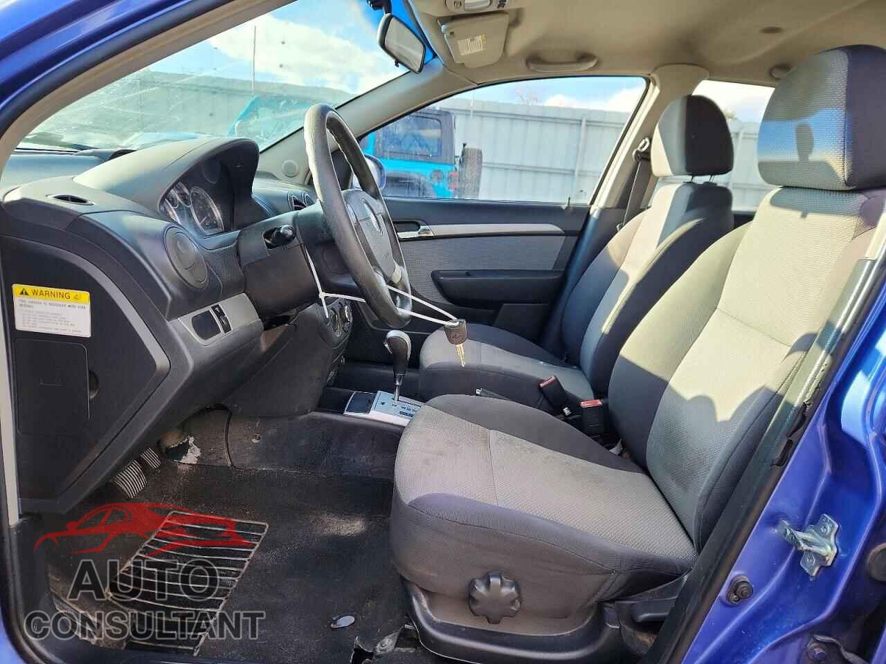 CHEVROLET AVEO 2009 - KL1TD66E49B312855