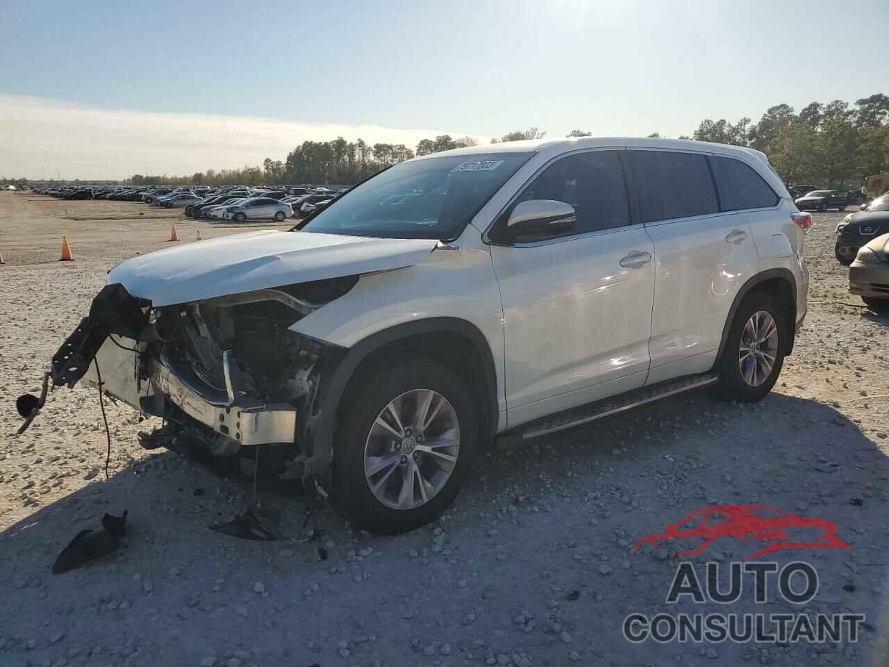 TOYOTA HIGHLANDER 2015 - 5TDBKRFH0FS221981