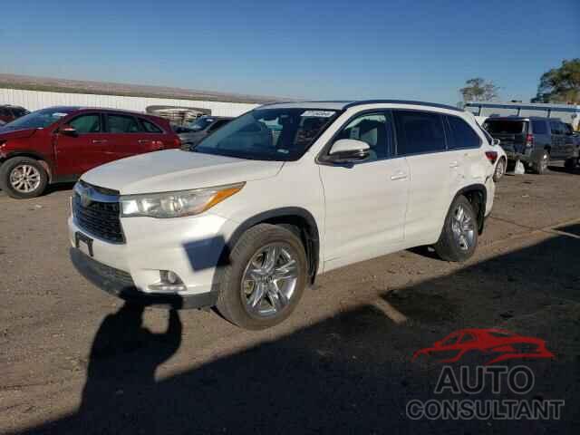 TOYOTA HIGHLANDER 2016 - 5TDDKRFH4GS226370