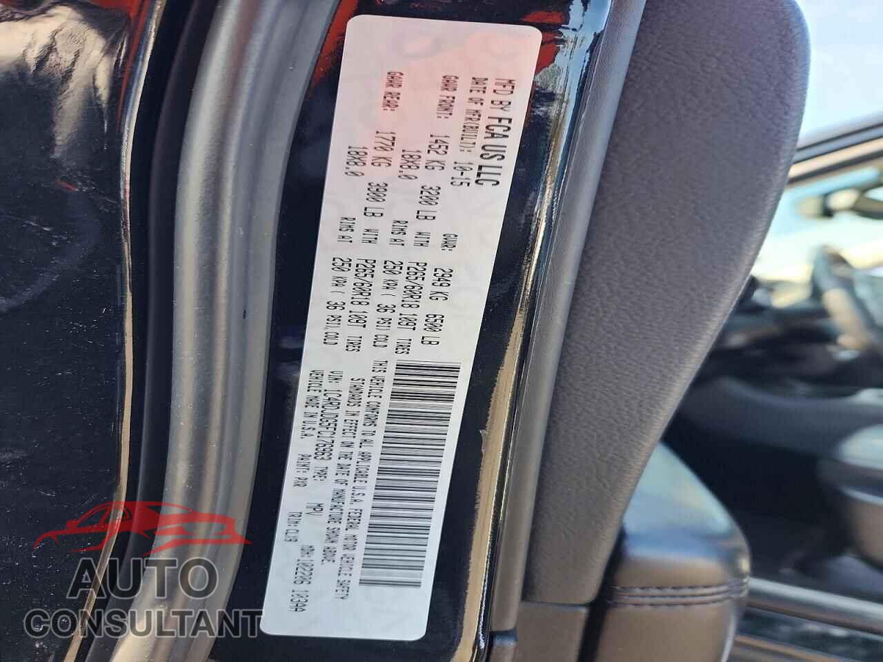 DODGE DURANGO 2015 - 1C4RDJDG5FC176963