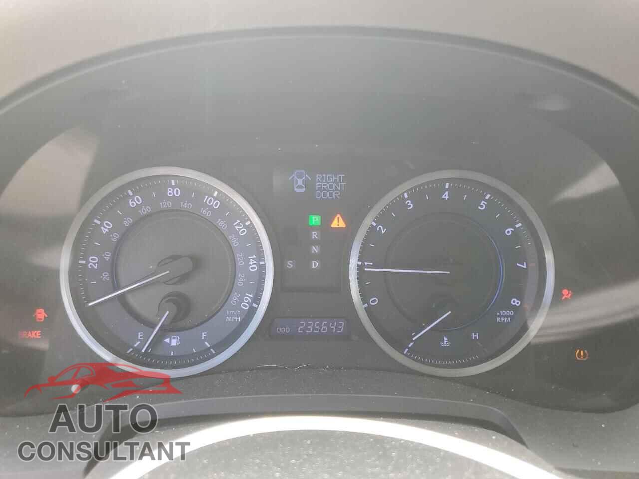 LEXUS IS 2012 - JTHBF5C21C5172755