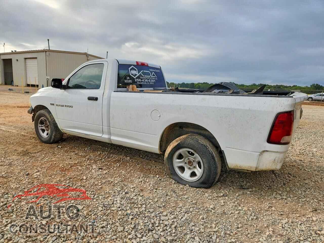 DODGE RAM 1500 2012 - 3C6JD6DT4CG187671