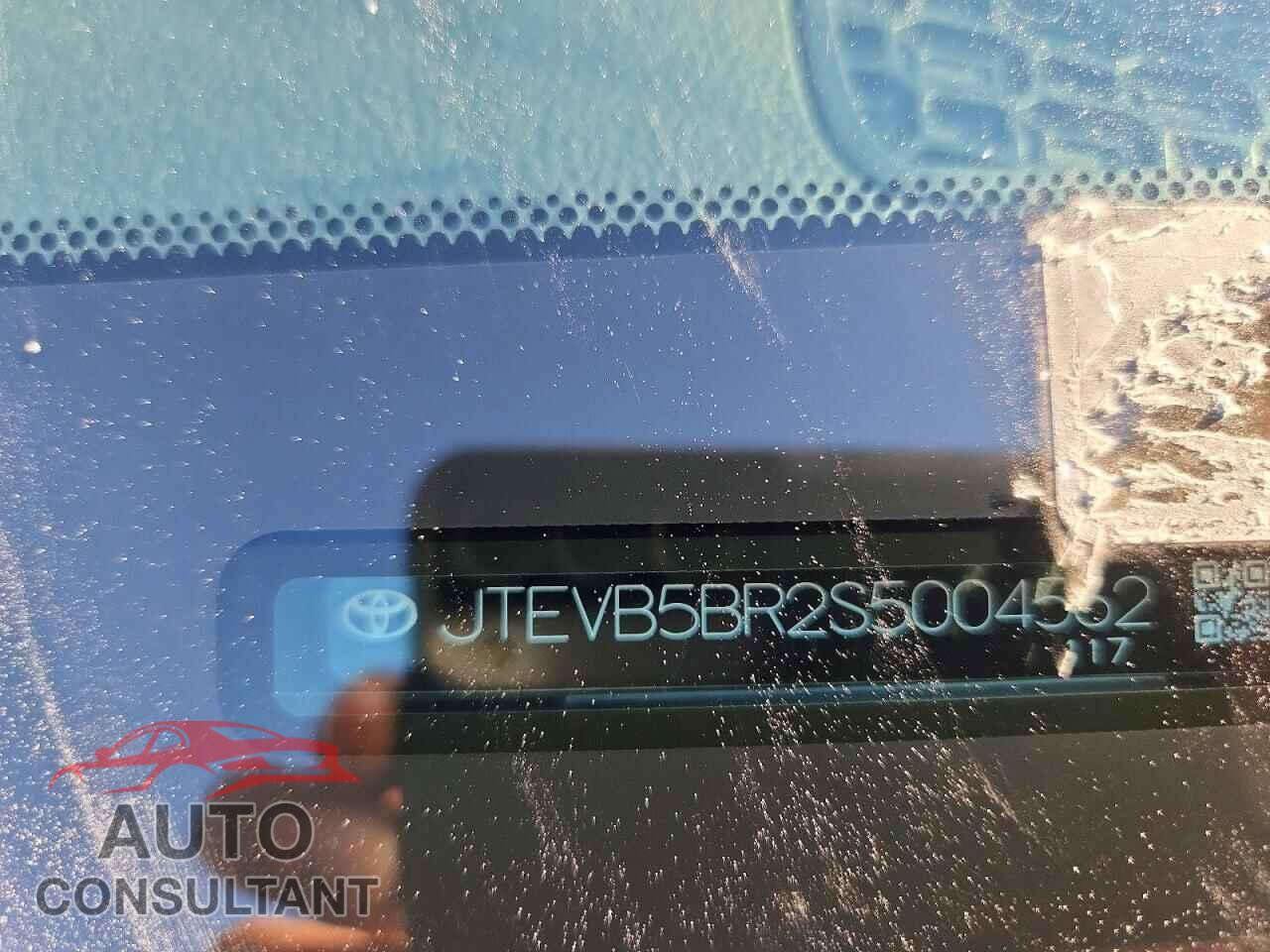 TOYOTA 4RUNNER 2025 - JTEVB5BR2S5004562