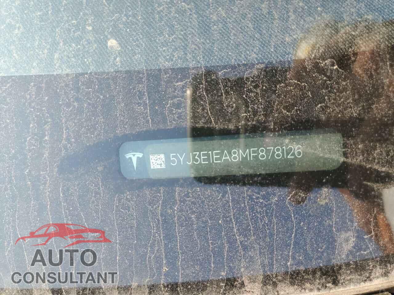 TESLA MODEL 3 2021 - 5YJ3E1EA8MF878126