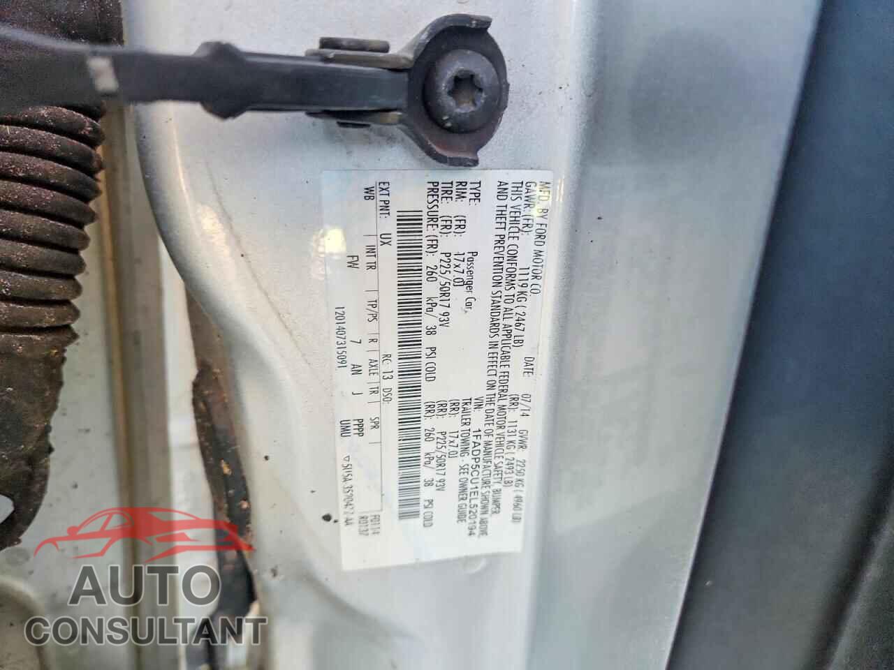 FORD CMAX 2014 - 1FADP5CU1EL520194