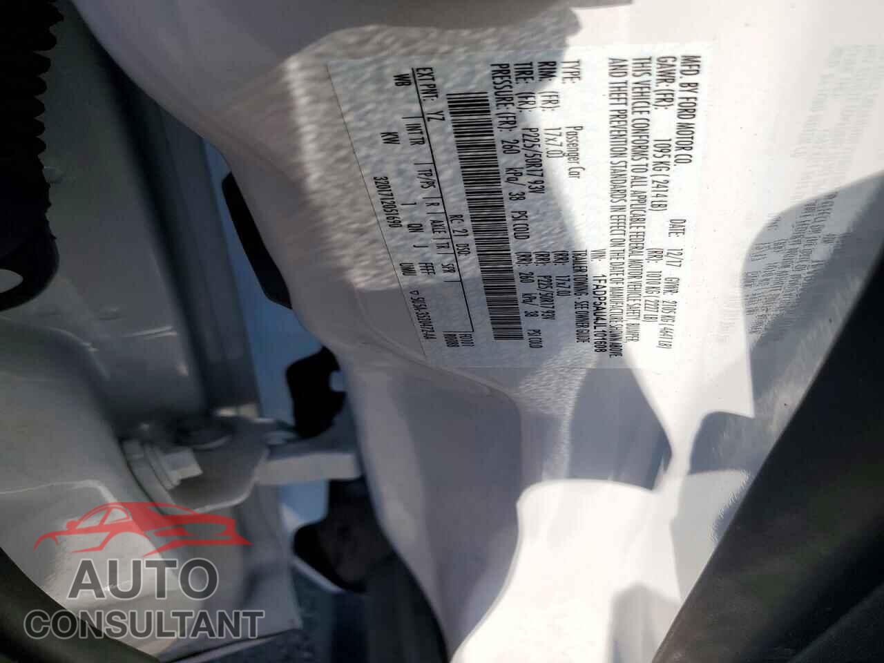 FORD CMAX 2018 - 1FADP5AU4JL101608