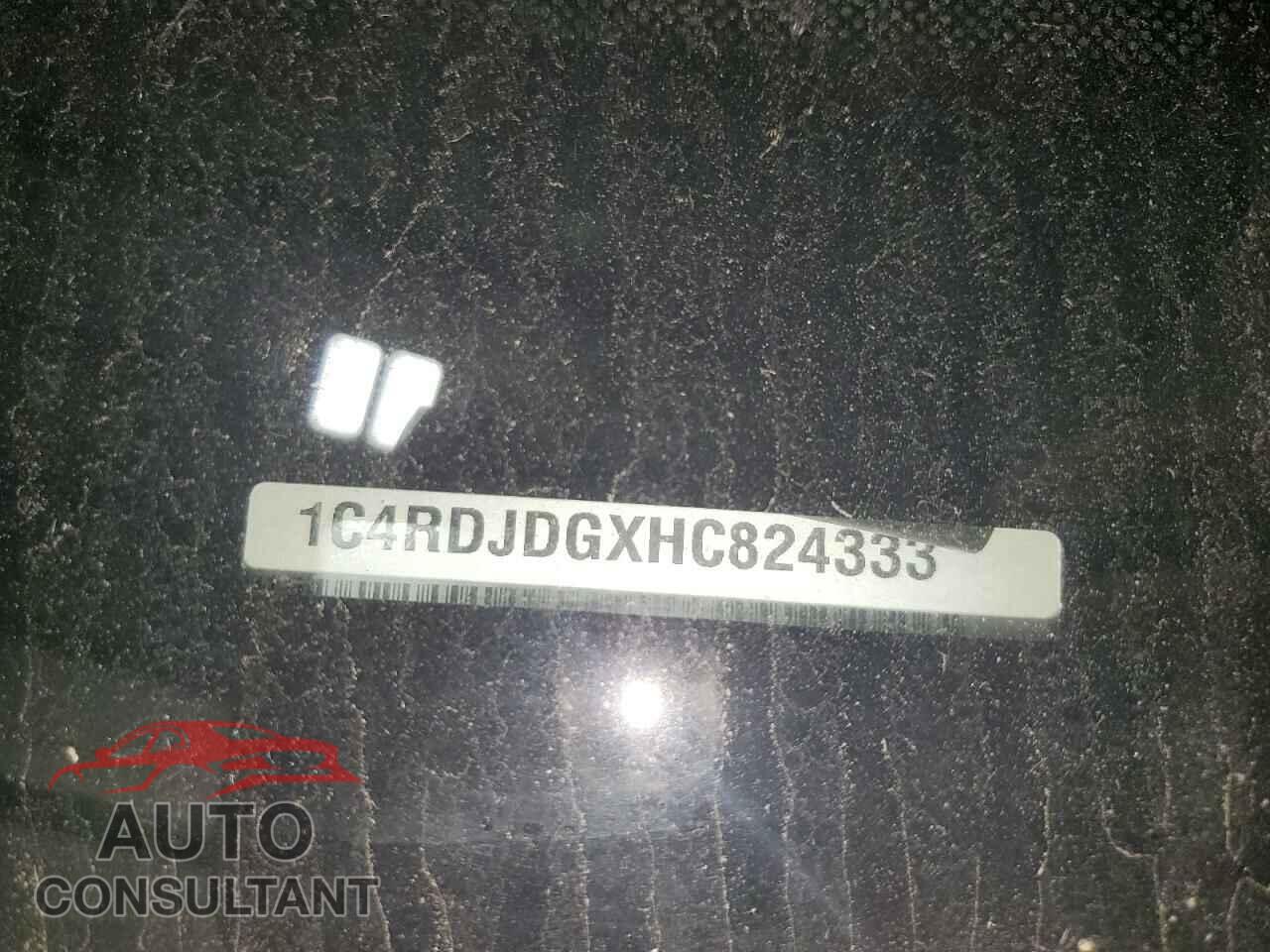 DODGE DURANGO 2017 - 1C4RDJDGXHC824333