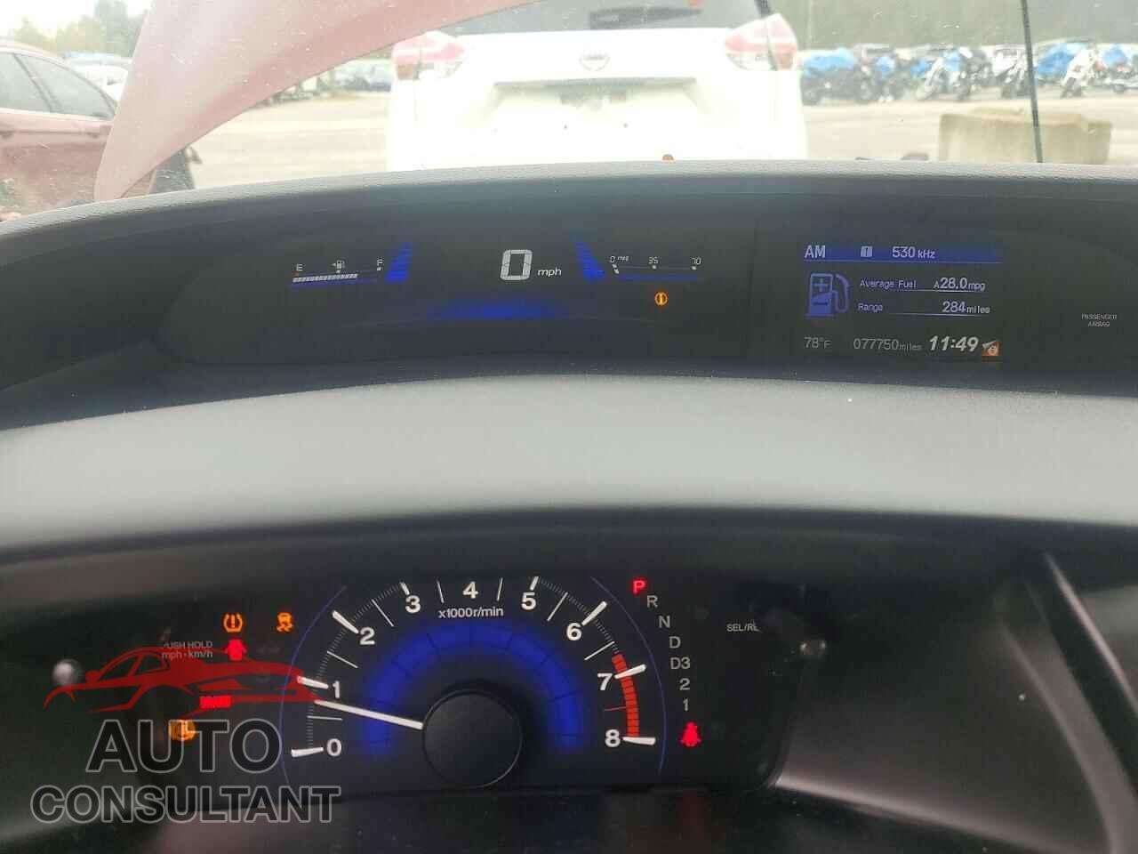 HONDA CIVIC 2013 - 19XFB2F58DE031576