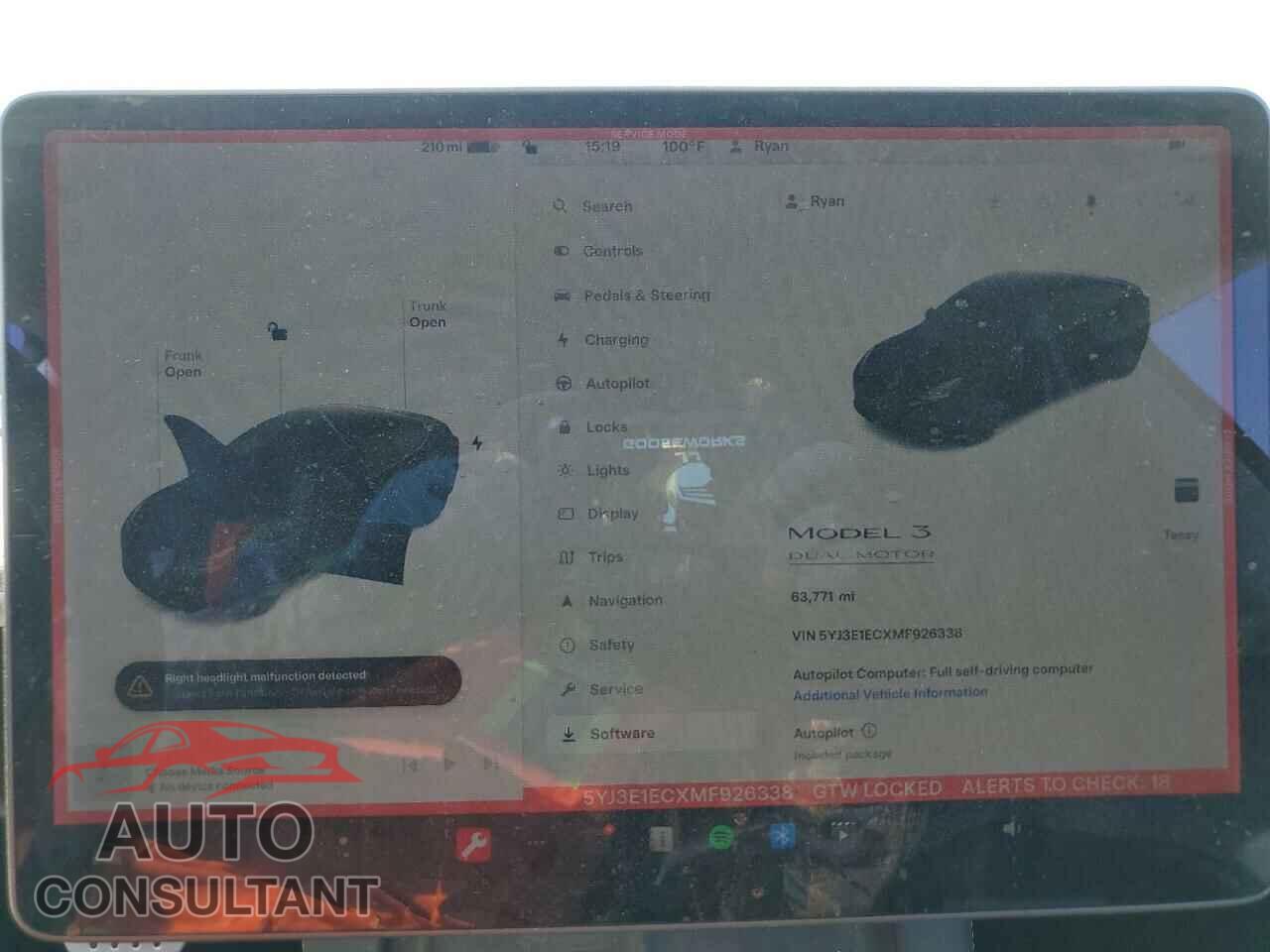 TESLA MODEL 3 2021 - 5YJ3E1ECXMF926338
