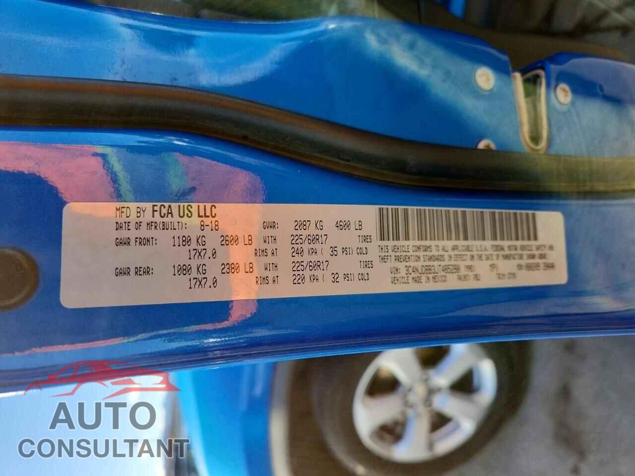 JEEP COMPASS 2018 - 3C4NJDBB3JT485280