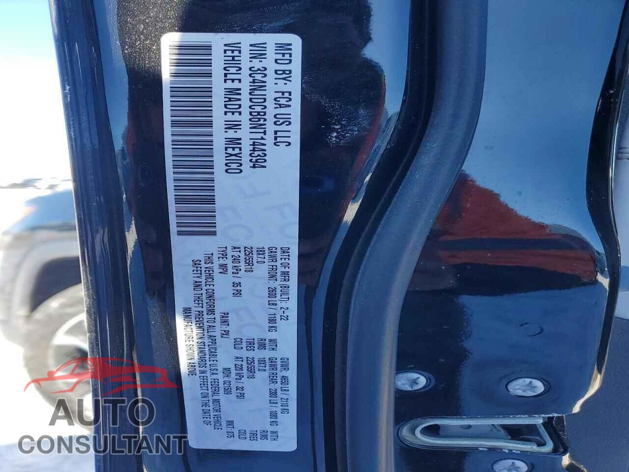 JEEP COMPASS 2022 - 3C4NJDCB6NT144394