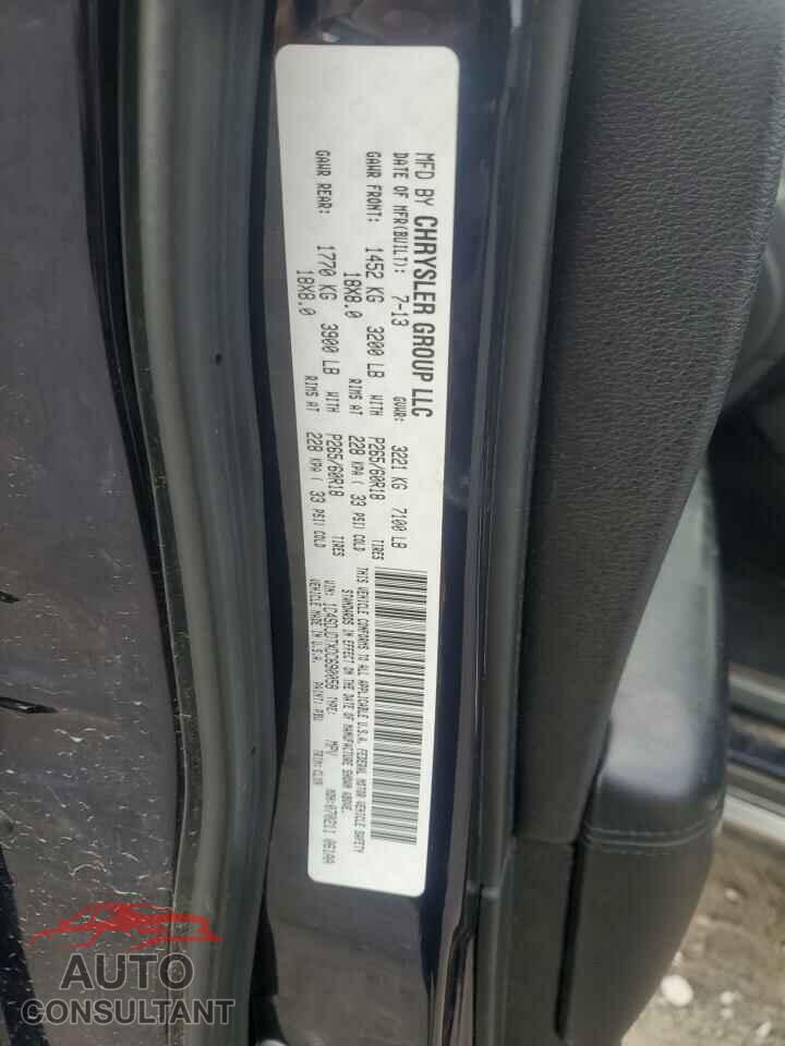 DODGE DURANGO 2013 - 1C4SDJDTXDC690058