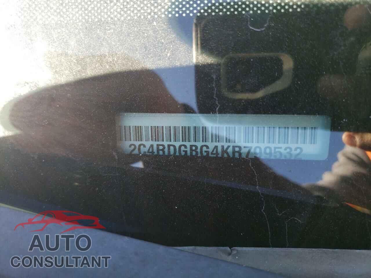 DODGE CARAVAN 2019 - 2C4RDGBG4KR799532