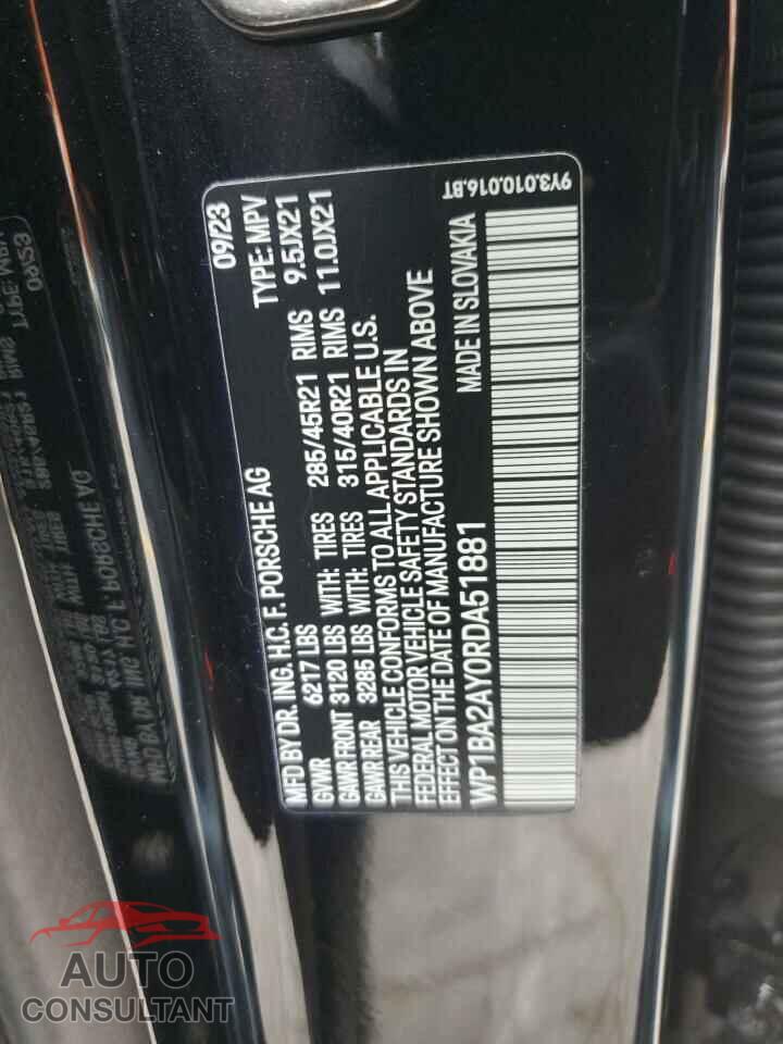 PORSCHE CAYENNE 2024 - WP1BA2AY0RDA51881