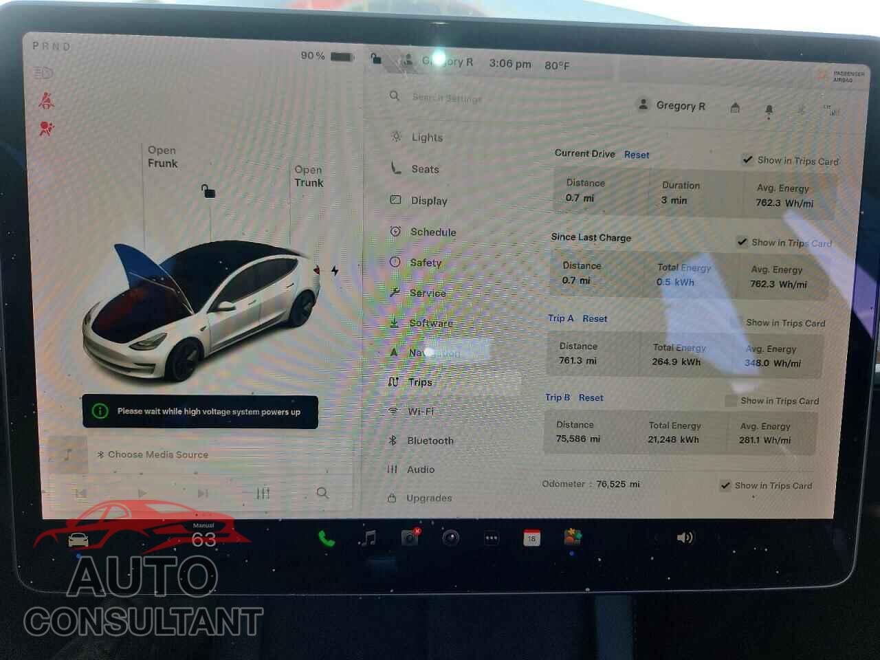 TESLA MODEL 3 2021 - 5YJ3E1EB6MF869689