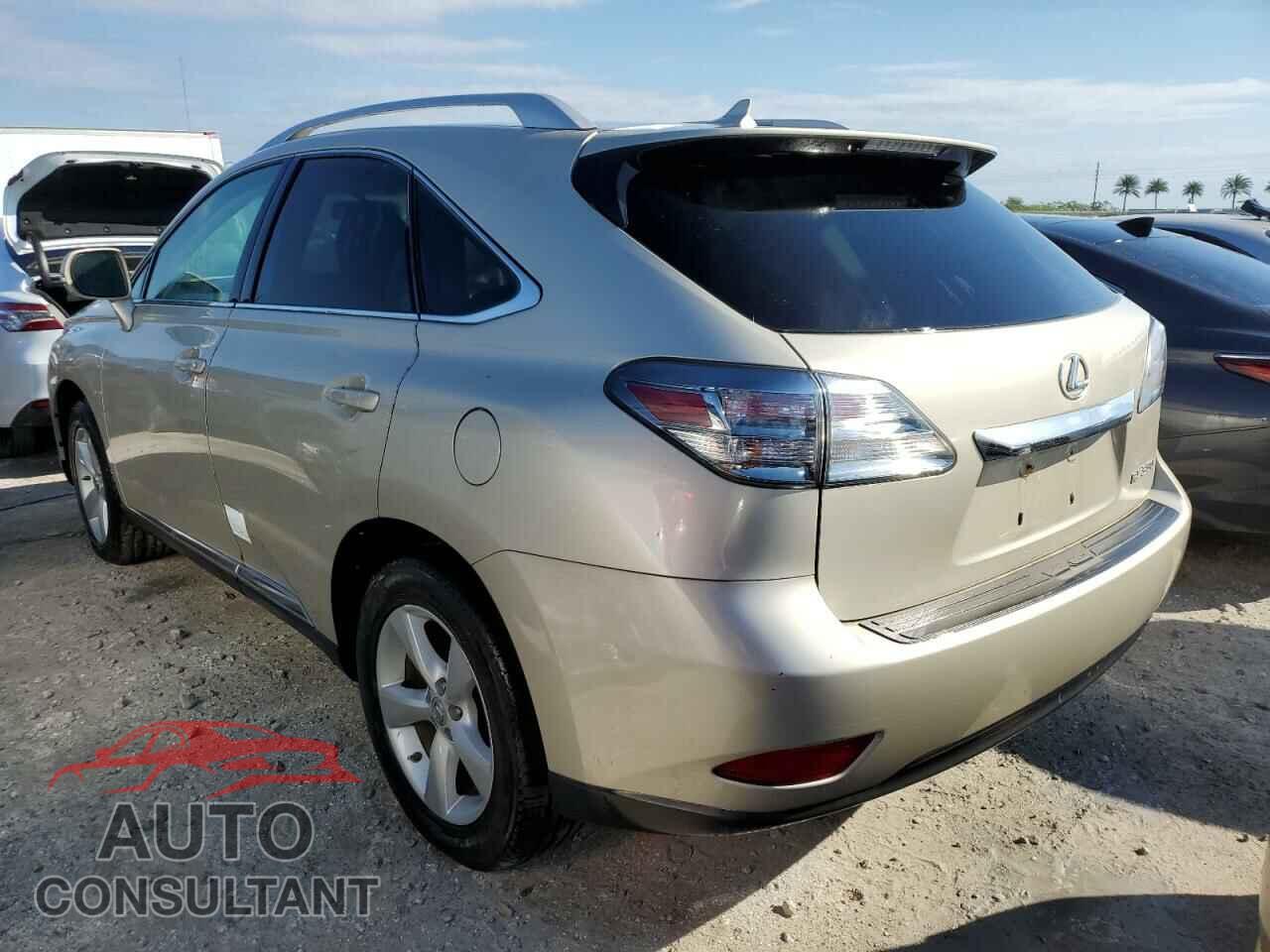 LEXUS RX350 2012 - 2T2BK1BA5CC144275