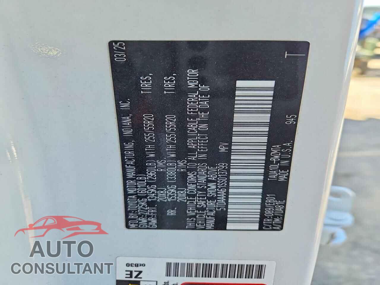 LEXUS UNKNOWN 2025 - 5TDAAAA61SS013799