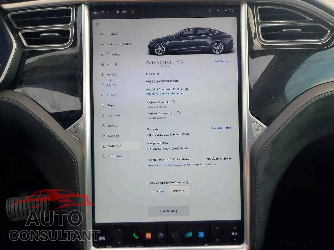 TESLA MODEL S 2016 - 5YJSA1E15GF125181