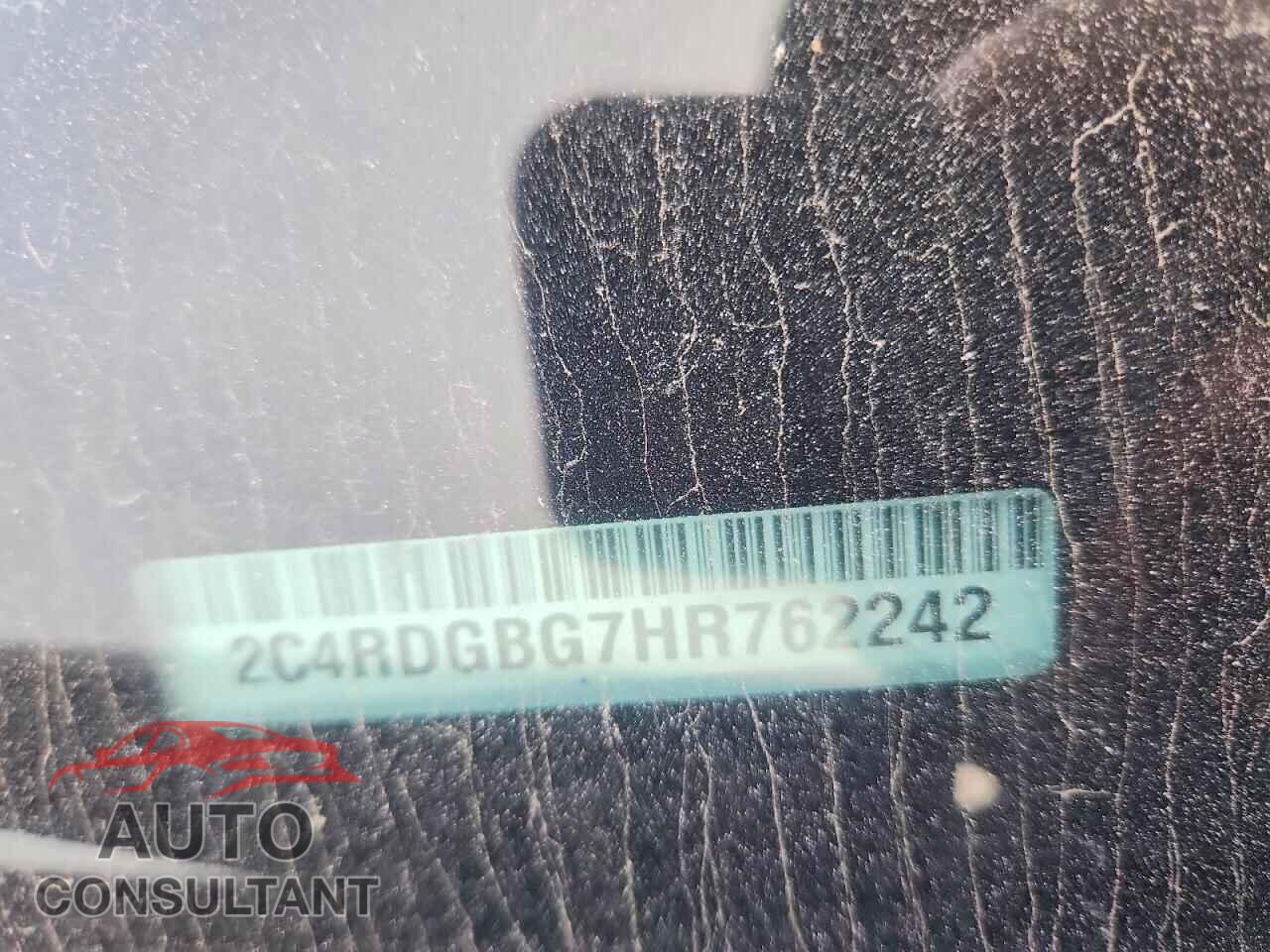 DODGE CARAVAN 2017 - 2C4RDGBG7HR762242