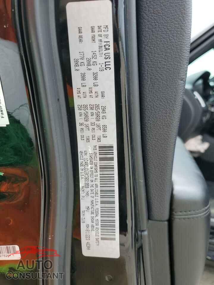 DODGE DURANGO 2019 - 1C4RDJDG9KC651959