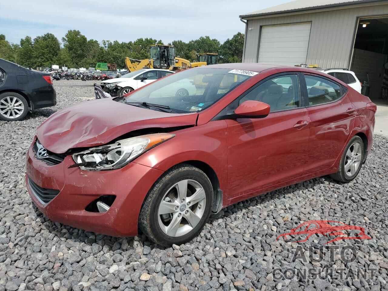 HYUNDAI ELANTRA 2013 - KMHDH4AE8DU810661