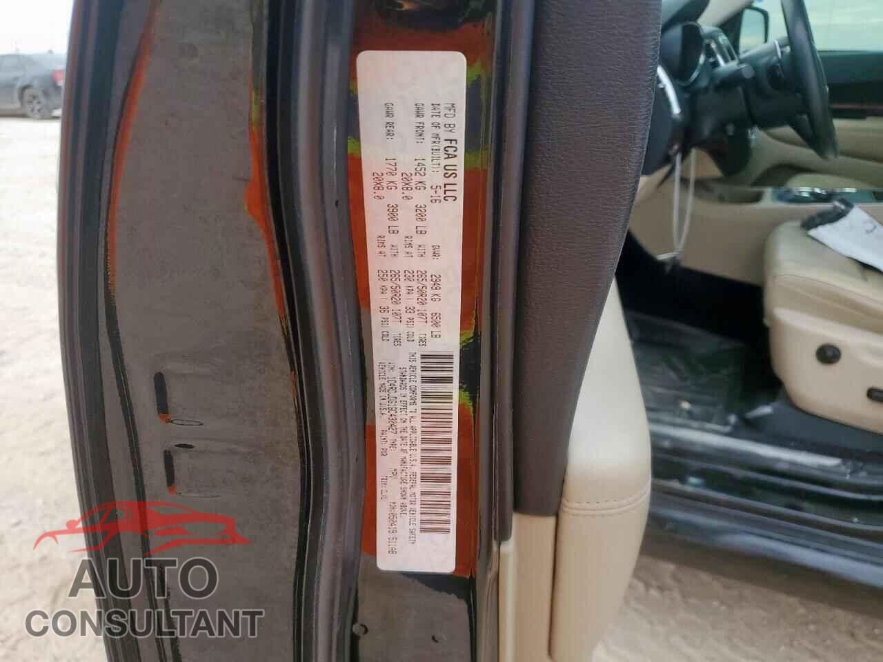 DODGE DURANGO 2016 - 1C4RDJDG1GC430427