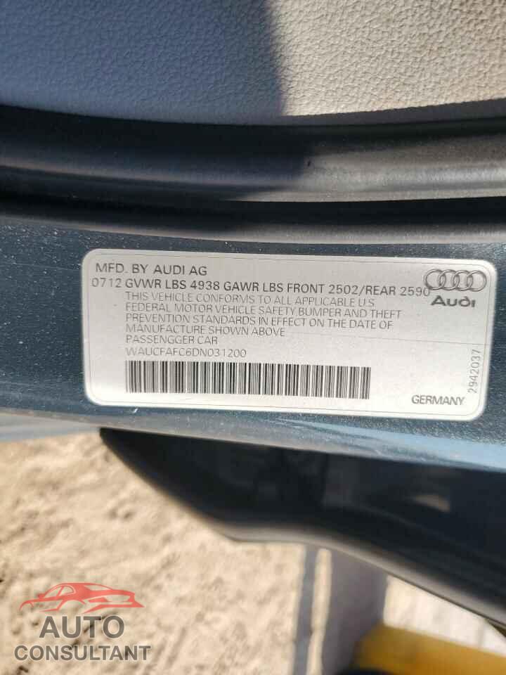 AUDI A6 2013 - WAUCFAFC6DN031200