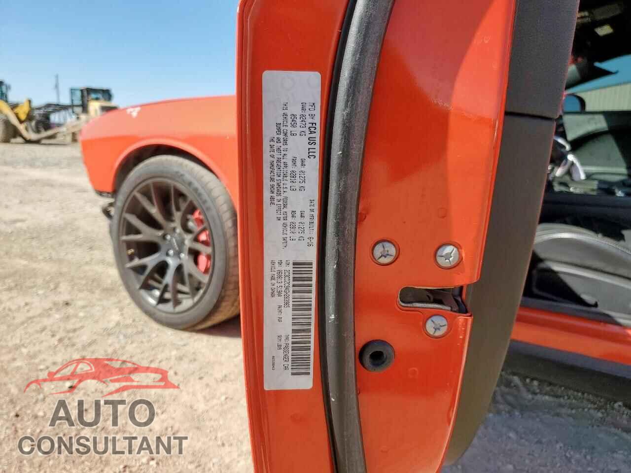 DODGE CHALLENGER 2016 - 2C3CDZC94GH283965