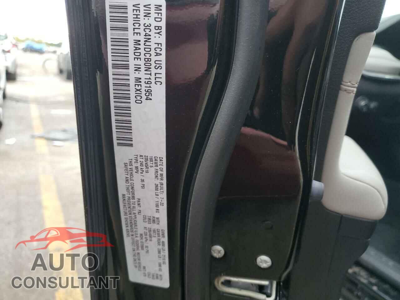 JEEP COMPASS 2022 - 3C4NJDCB0NT191954
