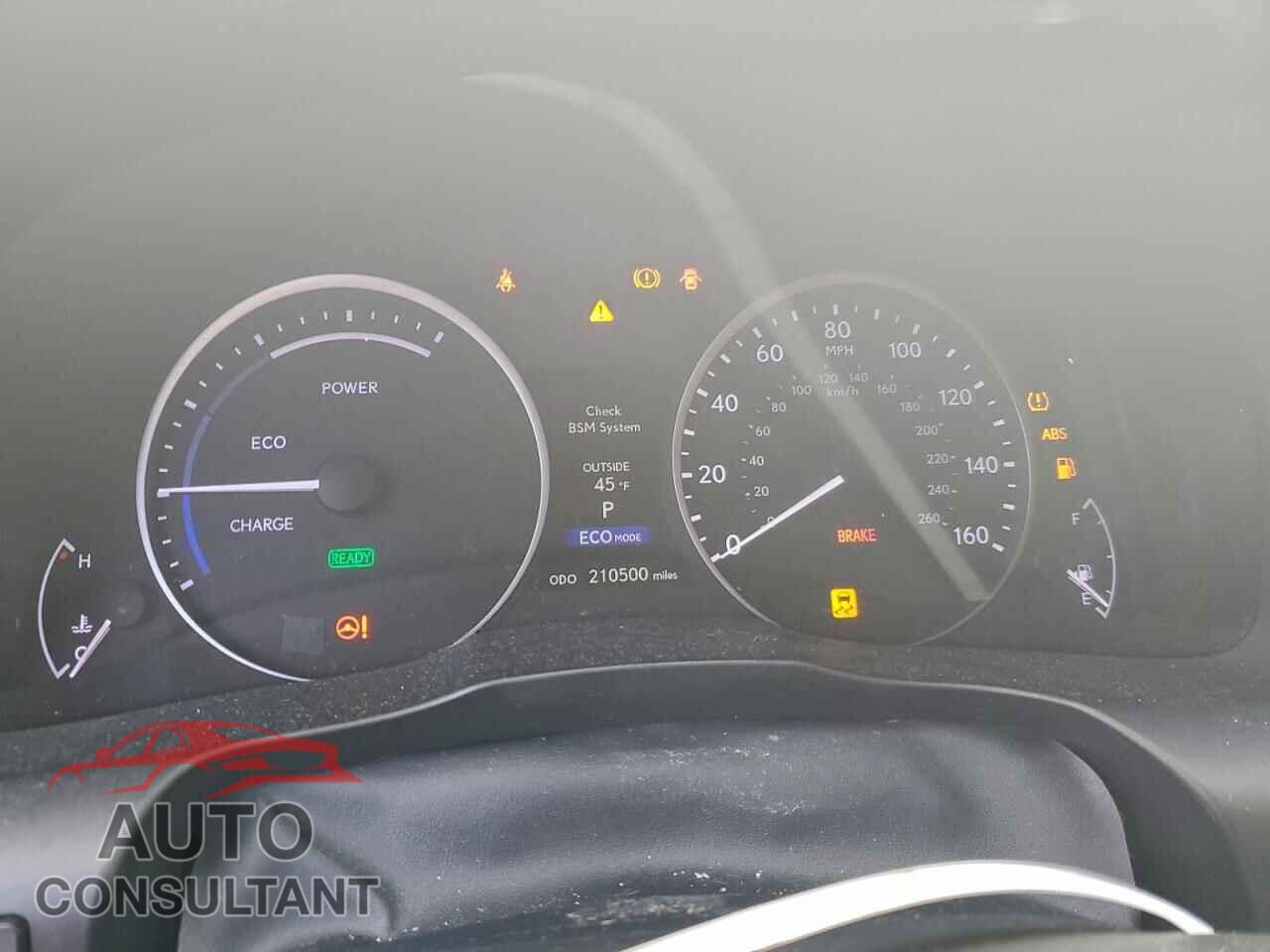 LEXUS ES300 2013 - JTHBW1GG8D2010719